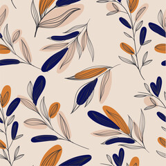 seamless pattern with flowers