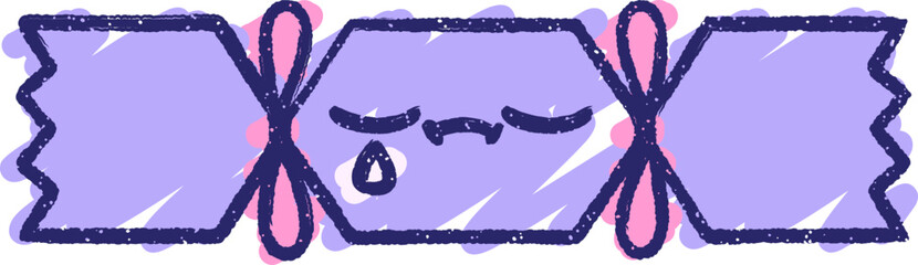 christmas cracker in bright neon color