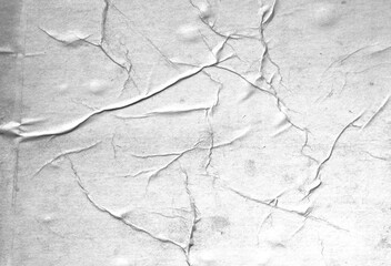 Corrugated White Paper Texture - Close-Up PNG Surface on Transparent Background