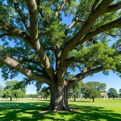 trees in park