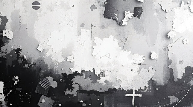 A hand-drawn illustration of intricate lines and patterns in black ink on white paper. The lines form abstract geometric shapes, spirals and random scribbles,