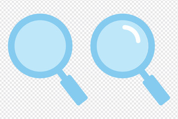 Search symbol icon vector design. Search icon set. Magnifying sign, loupe icon style isolated on transparent background. Vector illustration.