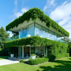 house in the garden