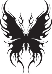 Neo tribal Tattoo design, Dark Futuristic Cybersigil Style Vector for Print & Design set