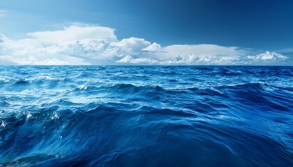Fototapeta premium blue sea water surface