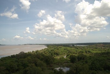 Rivers in Venezuela, Orinoco and Caroni.
Two enormous rivers that have a huge flow of fresh water...
