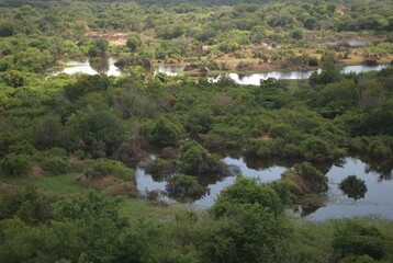 Rivers in Venezuela, Orinoco and Caroni.
Two enormous rivers that have a huge flow of fresh water...