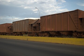 Obraz premium A vast network of roads and highways cross the entire country, in addition to having a small network of railways for industrial use.