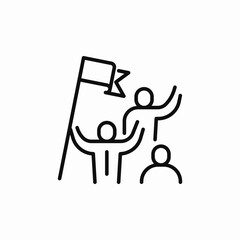 team work icon sign vector