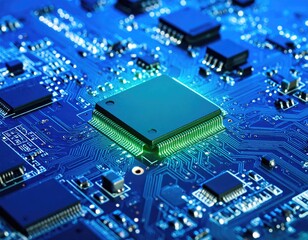 Circuit board with central processor