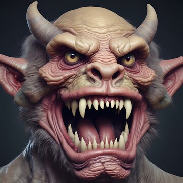 portrait of a red devil