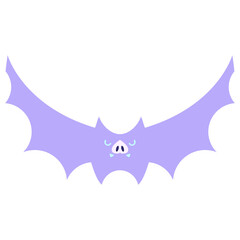 halloween bat in bright neon color