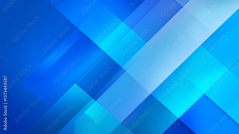 Poster dynamic overlapping geometric shapes creating a modern, digital gradient background with vibrant sha
