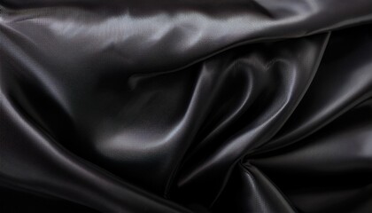 Fototapeta premium black textured nylon fabric background with reflective sheen for web design print materials branding mockups or digital surface pattern resources