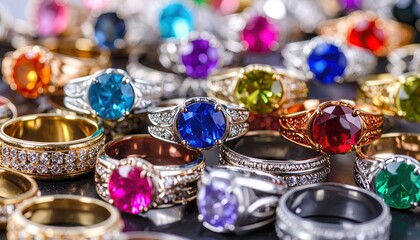 Colorful rings and gems