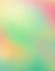 Vibrant digital illustration of serene landscape. Gradient background with soft pink, green hues creates tranquil atmosphere. Single tree stands out with branches reaching sky. Nature scene with