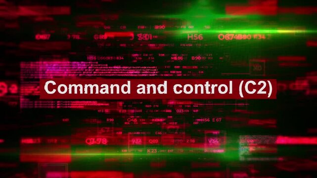 Command and control (C2) Words Related to Hacking HiTech Backgrounds