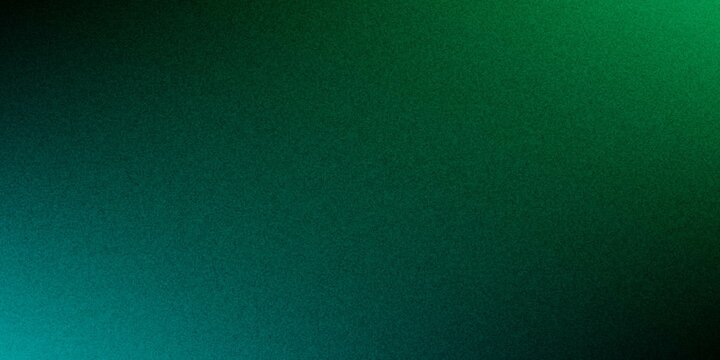 Dark green blue grainy gradient background, black backdrop, noise texture