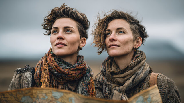 portrait of a young couple - Powered by Adobe