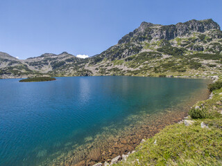 Obraz premium Landscape of Popovo Lake at Pirin Mountain, Bulgaria