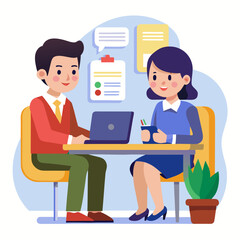 business people in office