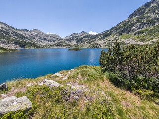 Obraz premium Landscape of Popovo Lake at Pirin Mountain, Bulgaria