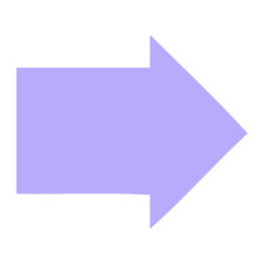 flat symbol of a arrow symbol in bright neon color