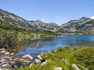 Landscape of Popovo Lake at Pirin Mountain, Bulgaria
