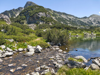 Landscape of Popovo Lake at Pirin Mountain, Bulgaria