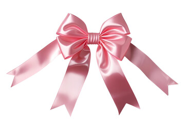 ribbon and bow isolated on transparent background