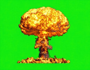 Nuclear explosion graphic