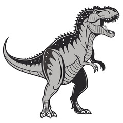 Fototapeta premium tyrannosaurus dinosaur vector illustration