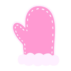 cartoon doodle oven mitts in bright neon color