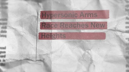 Hypersonic Arms Race Reaches New Heights Headline Titles