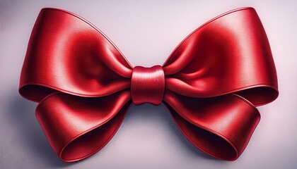 a vibrant red bow illustration perfect for adding a cheerful touch to designs and decorations