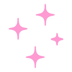 stars graphic in bright neon color