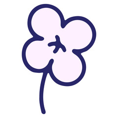 flower design in bright neon color