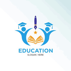 Academic Education Logo Vector Illustration