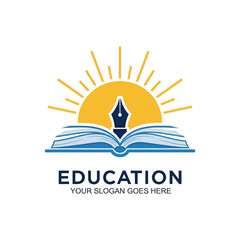 Academic Education Logo Vector Illustration