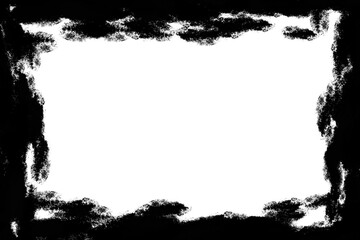 ink frame container on transparent background