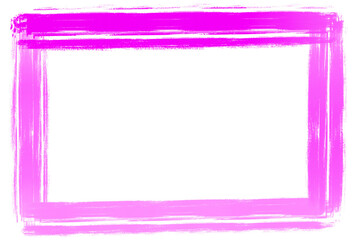 ink frame container on transparent background