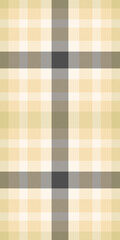 Elegant cream and taupe plaid pattern.  Subtle texture adds depth to this versatile design, perfect for backgrounds, textiles, or fashion.  Evokes feelings of warmth and sophistication.