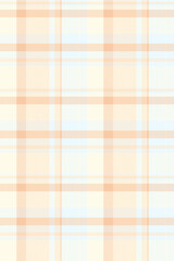 Subtle peach and pale blue plaid pattern.  Perfect for textile design, website backgrounds, or packaging. Evokes feelings of serenity and gentle warmth.