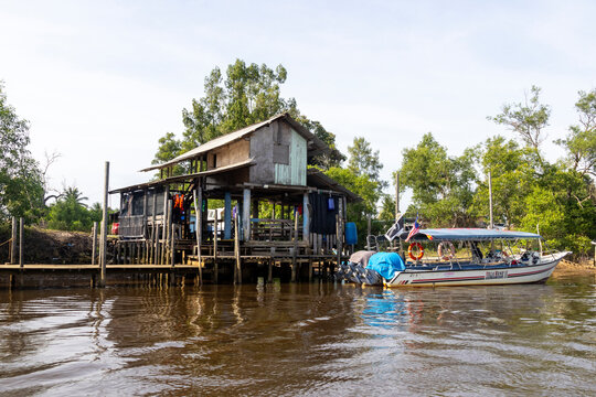 View of Merang jetty in Terengganu, Malaysia