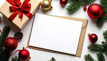 Christmas card mockup