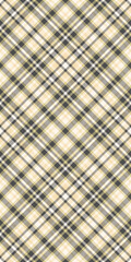 Elegant cream and grey plaid pattern, perfect for textile design, website backgrounds, or fashion projects.