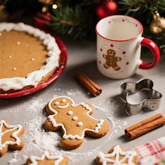 Christmas cookie baking