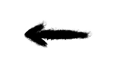 Fototapeta premium Arrow grunge vector. Doodle, hand drawn arrow grunge vector.