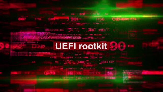 UEFI rootkit Words Related to Hacking HiTech Backgrounds