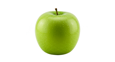 Isolated Green Apple Fruit Freshness for Healthy Eating Transparent Background